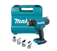 Makita DHG181ZK Pistola de aire caliente 18V sin baterías ni cargador en maletín de plástico