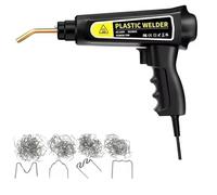 Pistola de calor, máquina soldadura plástico, parachoques, grapas hierro para soldar, reparación, Kit herramientas coche, grapadora caliente, soldador(400pcs)
