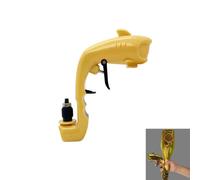 Pistola de champán, pistola de cerveza, botella de cerveza, pistola de chorro de cerveza ajustable para fiestas de cumpleaños, bar, Navidad, celebraciones (dorado)