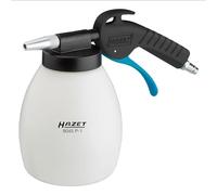 Pistola de chorro de sosa HAZET 9045P-1 con varias boquillas y 1 kg de abrasivo mineral - empuñadura ergonómica con relación de transmisión optimizada - para una limpieza y decapado sin daños".