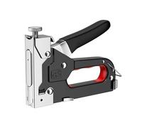 Pistola de clavado Manual, pistola clavar con código, clavo aire for carpintería, libro grapas directo especial, herramienta Dios for en el hogar(Black)