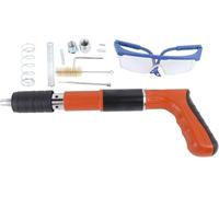 Pistola de clavos de acero, mini máquina de disparo manual de uñas de acero, ajustable, portátil, para instalar en la pared, máquina de disparo de uñas