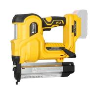Pistola De Clavos Eléctrica Inalámbrica Con Clavos De 32mm Y 50mm, Clavos Rectos/en Forma De N, Máquina De Clavado Universal For Carpintería, Batería Makit Grapado Eficiente Preciso(Yellow No Battery)