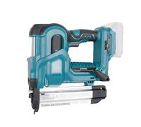 Pistola de clavos eléctrica inalámbrica, máquina clavadora rectos/en forma N con 32mm y 50mm, recargable for batería(Orange)