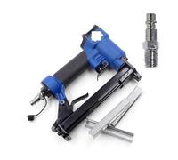 Pistola de Clavos, Grapadora neumática de aire calibre 21 1000 - Grapadora fina for clavadoras de muebles y carpintería - Herramienta de aire comprimido con piezas de clavos(GP male)