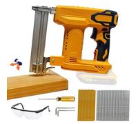 Pistola de clavos inalámbrica de 18 GA para batería Dewalt de 20 V, grapadora eléctrica 2 en 1 con 1000 clavos y 500 grapas para carpintería de madera