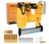 Pistola de clavos para Dewalt, 2 en 1, pistola de uñas eléctrica, a prueba de obstrucciones, grapadora eléctrica con 2000 clavos, grapas de 18 GA, grapadora eléctrica para bricolaje, carpintería