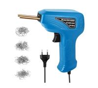 Pistola de clavos, Pistola de soldar plástico segunda generación DH100W, clavos for plantar, soldadura grietas, corte térmico, calentamiento rápido, azul y negro, 1 ud(Blauw)