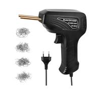 Pistola de clavos, Pistola de soldar plástico segunda generación DH100W, clavos for plantar, soldadura grietas, corte térmico, calentamiento rápido, azul y negro, 1 ud(Nero)