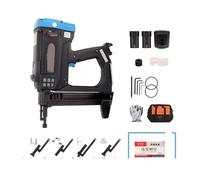 Pistola de Clavos, Pneumatic Nail Gun Recharable Lithium Battery Nail Gun Wood Working Steel Nailer Stapler Electric Nail Gun(Package6)
