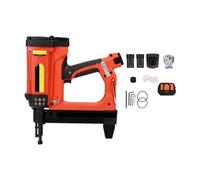 Pistola de Clavos, Pneumatic Nail Gun Recharable Lithium Battery Nail Gun Wood Working Steel Nailer Stapler Electric Nail Gun(Package3)