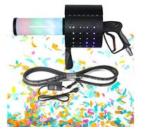 Pistola De Co2 Led 2 En 1 Y Cañnón De Confeti, Tirador De Confeti De Máquina De Humo, Regalo De Boda para Interiores Y Exteriores, con Una Tubería De Gas De 3 M
