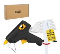 Pistola de cola Rapid Hobby, incluye 30 barras de cola transparente; Pistola de cola de 7 mm para manualidades, reparaciones y bricolaje; 100 g/h de salida, 10 min de calentamiento, 2 años de garantía