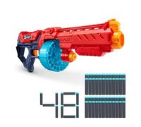 Pistola de dardos de espuma X-Shot Excel Turbo Fire Blaster, Rojo (48 Dardos) de ZURU