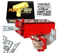 Pistola de dinero - Pistola de dinero RUVINCE para películas que se ven reales, pistola de utilería que llueve, pistola de dinero de mano para juegos, películas y fiestas
