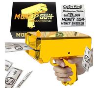 Pistola de Dinero RUVINCE - Pistola de Utilería Que Llueve para Películas, Juegos y Fiestas