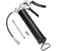 PISTOLA DE ENGRASAR MANUAL 500gr | ENGRASADORA CON GATILLO Y DOS MANGUERAS, 500 CC Bomba de engrase para cartucho