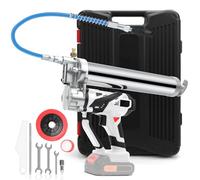 Pistola de engrase con batería compatible con batería de iones de litio Makita de 18 V, 200 W, 10000 PSI, de alto rendimiento, con manguera de alta presión, para aceites mecánicos (sin batería) (color
