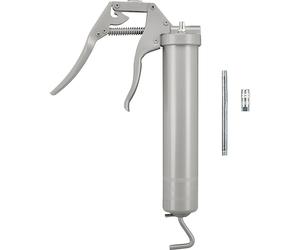 Pistola de engrase con una sola mano PRESSOL, con tubo de boquilla y boquilla hidráulica