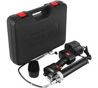 Pistola de engrase eléctrica portátil 18V, herramienta llenado aceite 8000/10000PSI con botón bloqueo LCD Digital, jeringa completamente automático(400g Cartridges)