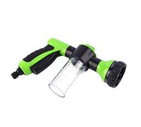 Pistola de espuma 23.00 * 15.00 * 5.00 Pulgadas Pistola de agua para vehículos con pistola Manguera Pulverizador Universal 8 Patrones de riego Dispensador Pistola de lavado Blaster