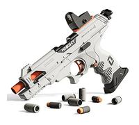 Pistola de Espuma de Juguete con Carcasa de Revista Que Rxpulsa Pistola de Juguete Dardo de Bala Suave Pistola de Espuma de Juguete para Niños de 8 Años en Adelante
