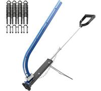 Pistola de fijación de clip de tubería de calefacción por suelo radiante con 300 grapas, compatible con clips de 20 mm, para instalación de sistemas de calentamiento de suelo