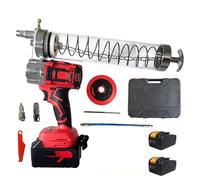 Pistola de Grasa Eléctrica Inalámbrica 21V - Pistola de Grasa Recargable de Alta Presión para Mantenimiento Automotriz, Maquinaria y Lubricación de Alta Resistencia