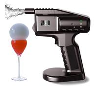 Pistola de humo de burbujas de cóctel con carga USB, ahumador portátil de alimentos para bebidas y cocina, infusor de humo frío con kit de burbujas de humo