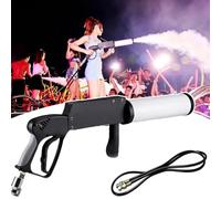 Pistola de humo de CO2 portátil for fiestas, distancia de pulverización de 8 a 10m, con manguera de 3m, máquina de niebla portátil con efecto de luces LED, for discotecas, bodas y fiestas