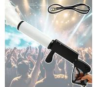 Pistola de humo portátil de 50W, con efectos de iluminación multicolores, distancia de proyección de humo de 8 a 10m, for conciertos, representaciones teatrales, bares, bodas, KTV, etc