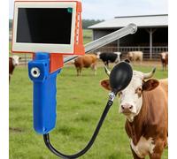 Pistola De Inseminación Visual Para Ganado, Pistolas De Inseminación Artificial Visual, Con Pantalla LED, Cámara De Alta Definición, Sonda De Acero Inoxidable, Para Cría En Granjas, Hospitales Veterin