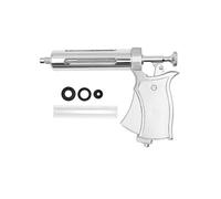 Pistola De Inyección Animales Con Jeringa for Ganado De 50 Ml, Pistola De Inyección Semiautomática Dosificación Ajustable, Inyector Veterinario for Ganado, Caballos, Cabras, Ovejas Y Cerdos(B)