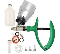 Pistola de InyeccióN para aves de Corral, Jeringa para Ganado con Botella, Inyector AutomáTico de PrecisióN para Jeringas Continuas para Animales, Reutilizable(E-5ml)