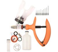 Pistola de InyeccióN para aves de Corral, Jeringa para Ganado con Botella, Inyector AutomáTico de PrecisióN para Jeringas Continuas para Animales, Reutilizable(F-2ml)