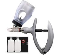 Pistola de InyeccióN para aves de Corral, Jeringa para Ganado con Botella, Inyector AutomáTico de PrecisióN para Jeringas Continuas para Animales, Reutilizable(B,2ML)