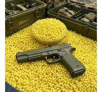Pistola de Juguete de Bolas de Pintura G18 de 6MM, Popular y de Moda, Tipo M4A1, para Batalla en Equipo, Pistola de Bolas de Plástico BB, Escopeta, Pistola, Rifle de Francotirador 1500 pcs