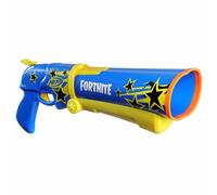 Hasbro Nerf Fortnite, Half Tone Hero, Lanzador Inspirado en Videojuego, 12 Dardos de Espuma Azules y Amarillos, Juegos de Acción, Regalos para Gamers, Niños y Niñas de 8 Años o Más