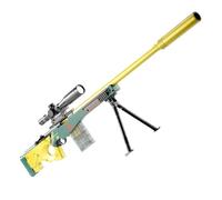 Pistola De Juguete para NiñOs Rifle De Francotirador con Balas De Espuma Suave Juego De 130 Cm con MunicióN Regalo para NiñOs Mayores De 8 Años