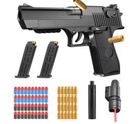 Pistola de Juguete,Pistola de Espuma Blaster,Juguete Pistola,Juguete de Espuma Suave,EVA Juguetes de Tiro de Blanda,para Jugar al Aire Libre,Regalos de Cumpleaños para 14 +