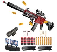 Pistola de juguete, pistola suave M416, pistola para niños, pistola de juguete con munición, pistola de juguete blanda, pistola de espuma, pistola de juguete para 6 regalos infantiles