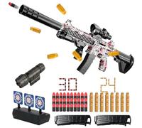 Pistola de juguete, pistola suave M416, pistola para niños, pistola de juguete con munición, pistola de juguete blanda, pistola de espuma, pistola de juguete para 6 regalos infantiles