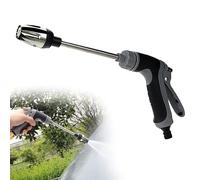 Pistola de lavado de autos T8 con lanza metálica extendida, pistola rociadora de agua de alta presión duradera con agarre cómodo para autos,