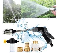 Pistola De Lavado Hydro Jet,Turbo Washer, Lanza De Agua De Alta Presión,Jet Nozzle 2-in-1 High Pressure Power Washe,para El Hogar, Jardín, Coche, Limpieza De Ventanas De Alta Presión