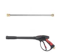 Pistola de lavadora a presión 4000 psi pistola de pulverización con 18 varita de extensión para la limpieza del automóvil