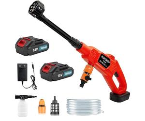 Pistola de limpieza a presión inalámbrica para baterías Makita de 18 V, limpiador a presión para limpieza móvil y riego (con 2 baterías de 3,0 Ah)