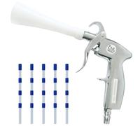 Pistola de limpieza de aire comprimido, pistola de soplado seco para compresor de 6 a 9 bar, pistola de aire comprimido con 5 mangueras, pistola de aire de alta presión, pistola de pulverización para