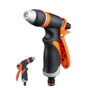 Pistola de manguera de agua con cabezal de pulverización de alta presión | Lanzas para jardín con chorro ajustable para exteriores, lavado de coche, animales, riego