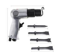 Pistola de mano profesional de 9150 y 120mm, palas de Gas, martillo de aire, removedor de óxido pequeño, herramienta neumática for cortar, perforar y astillar(Air Hammer set A)