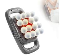 Pistola de Masaje 16 Cabezales para Tejido Profundo,Masajeador Muscular Eléctrico Silencioso 30 Velocidades,Masajeador Portátil de Espalda para Aliviar Dolor,Pistola de Percusión para Músculos